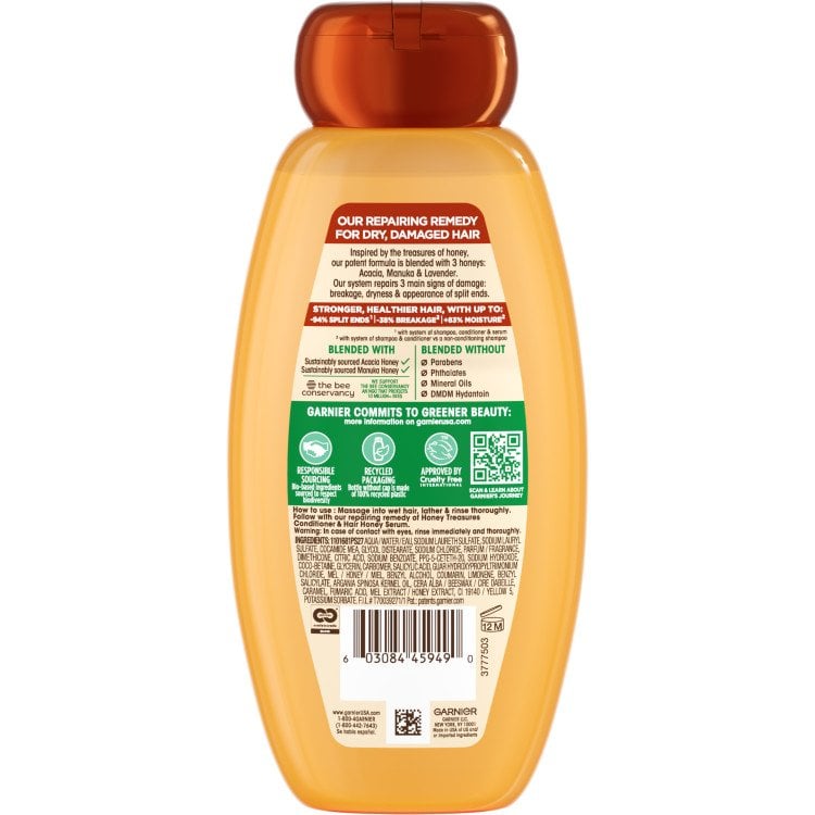 shampoo riparatore honey treasures