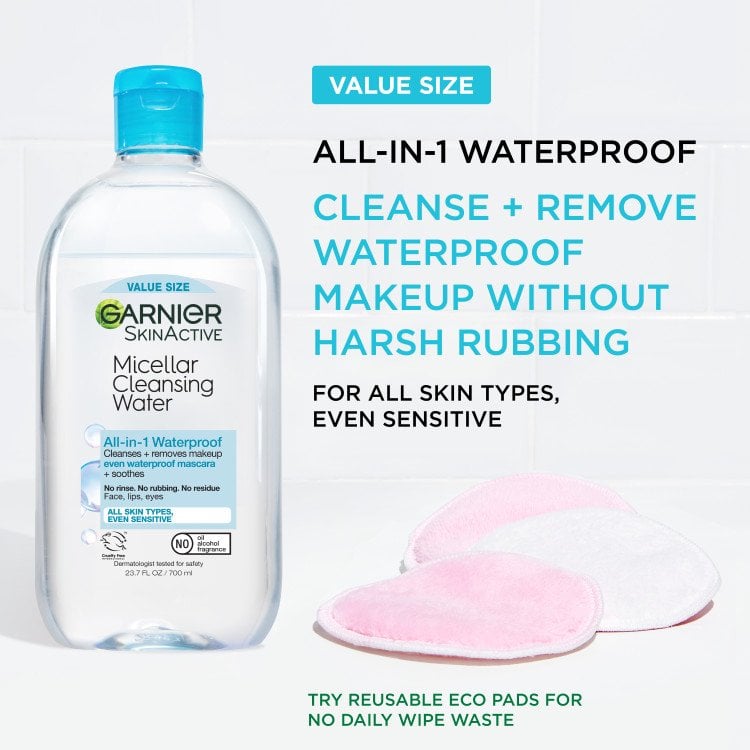 acqua micellare struccante tutto in uno waterproof