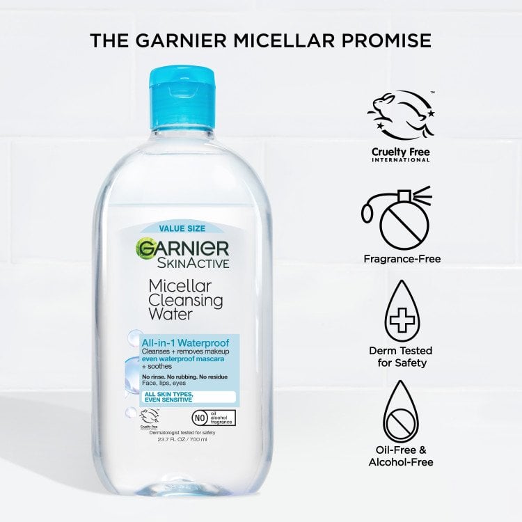 acqua micellare struccante tutto in uno waterproof