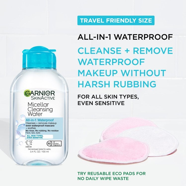 acqua micellare struccante tutto in uno waterproof