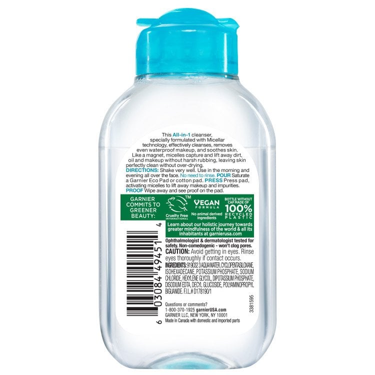 acqua micellare struccante tutto in uno waterproof