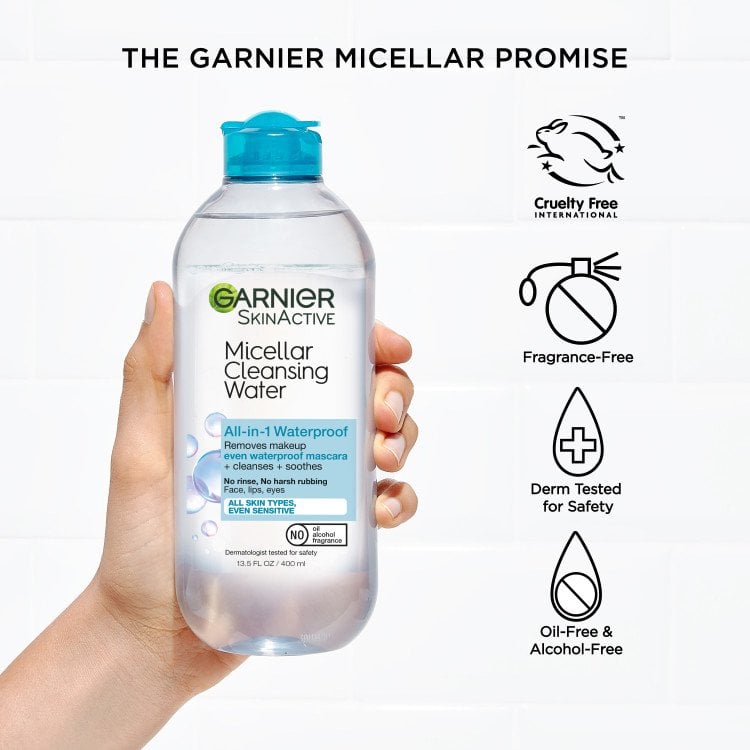 acqua micellare struccante tutto in uno waterproof