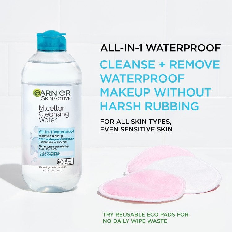 acqua micellare struccante tutto in uno waterproof