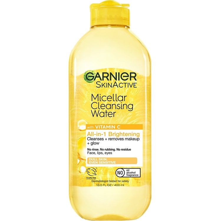 acqua micellare detergente con vitamina c