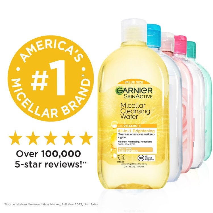 acqua micellare detergente con vitamina c