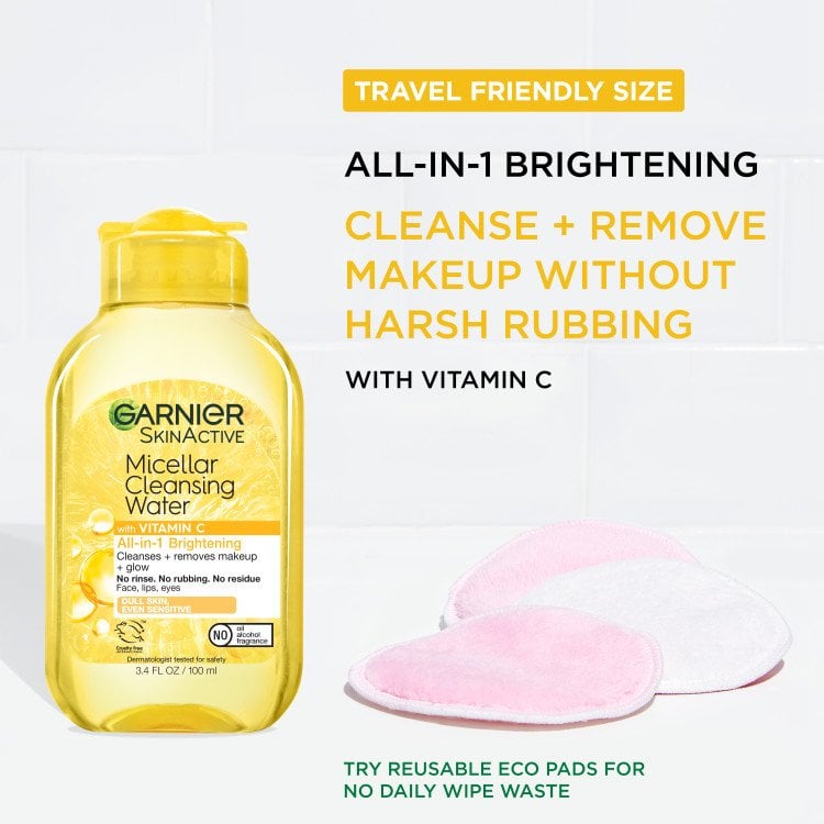 acqua micellare detergente con vitamina c