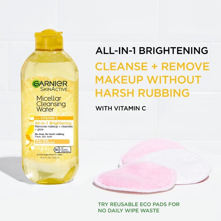 acqua micellare detergente con vitamina c