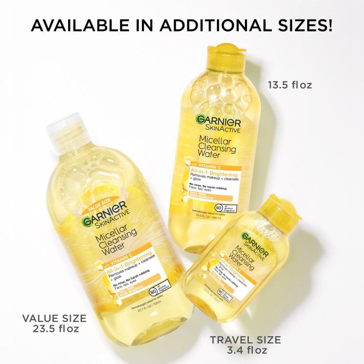 acqua micellare detergente con vitamina c